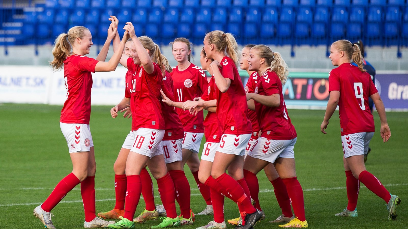 U19-kvindelandsholdet spiller kvalifikationskampe til EM i Køge
